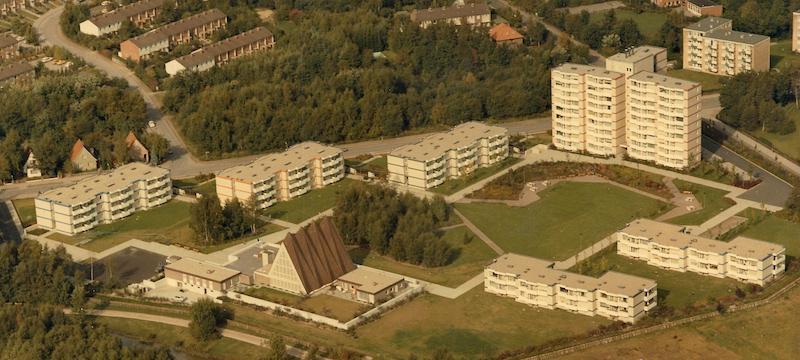 Wohnanlage aus der Luft